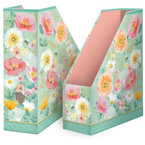 Stojan na časopisy Květiny zelené