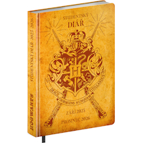 Studentský diář Harry Potter – Bradavice (září 2025 – prosinec 2026) 9,8 x 14,5 cm