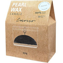 Svíčka sypaný vosk vonný 350 g + 10ks knotů černá