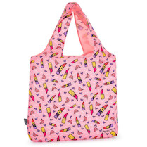 Taška plátěná nákupní skládací BAG 22G Pink