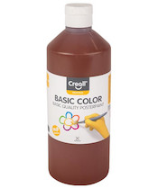 Tempera Creall basic 500ml hnědá