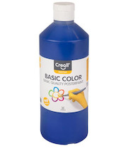 Tempera Creall basic 500ml modrá námořnická