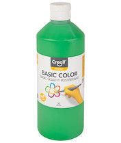 Tempera Creall basic 500ml středně zelená