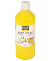 Tempera Creall basic 500ml žlutá