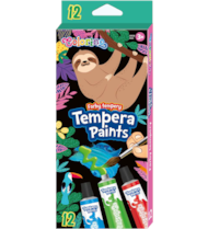 Temperové barvy 12 barev Colorino Wildkid