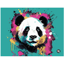 Ubrus na kreslení Panda