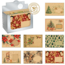 Vánoční obálka Nature B6 mix