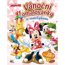 Vánoční omalovánky se samolepkami Minnie