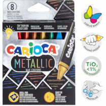 Voskovky Carioca Metallic 8ks