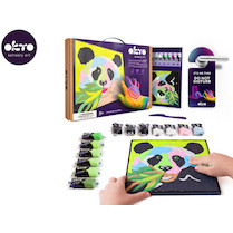 Výtvarná sada OKTO Panda malování podle čísel 30x30 cm