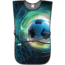 Zástěra na výtvarnou výchovu pončo Fotbalový míč