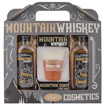  Zpět na produkty Kosmetická sada Mountain Whiskey sprchový gel 100 ml, mýdlo 70 g a šampon 100 ml