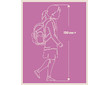 Batoh anatomický Baagl Core Lavender