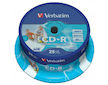 CD-R Verbatim DataLife Plus 700MB printable 52x cake box 25ks