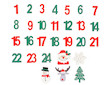 Dekorace dřevěná Advent