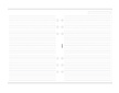 Diář FILOFAX náplň A5 papír linkovaná