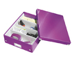 Krabice organizační CLICK-N-STORE A4 fialová