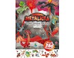 Metalická samolepková knížka Draci