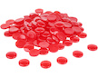 Sada 100 počítacích kamínků pr. 20 mm červené