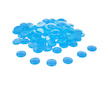 Sada 100 počítacích kamínků pr. 20 mm modré