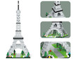 Stavebnice KOCO Eiffelova věž 538 dílků 12x8x21 cm