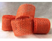 Stuha jutová 4cm x 3m oranžová