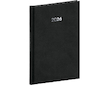 Týdenní diář Balacron černý 15×21cm