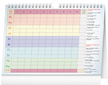 Týdenní rodinný plánovací kalendář s háčkem 