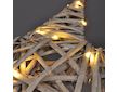 Vánoční světlo LED hvězda ratanová 40cm