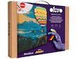 Výtvarná sada OKTO Malba a 3D modelování obraz Hot Air Balloon Flight 30x40 cm