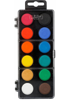 Barvy vodové 171531/12 ČN pr.22,5mm