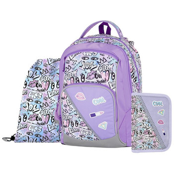 Batoh školní Oxy Go Funny Girl sada