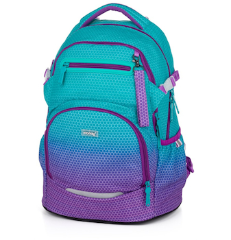 Batoh školní Oxy Ombre Blue pink