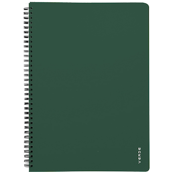 Blok spirálový VERDE A5 zelený