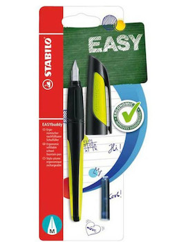 Bombičkové pero Stabilo EasyBuddy černé/limetka M