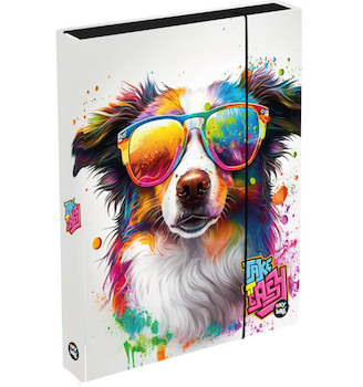 Box na sešity A4 jumbo Pes