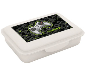 Box na svačinu s přihrádkou Gamer