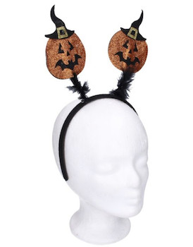 Čelenka s ozdobou dýně Halloween