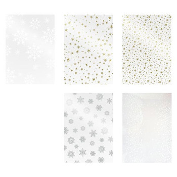 Celofán transparent potisk vánoční role 500x70cm