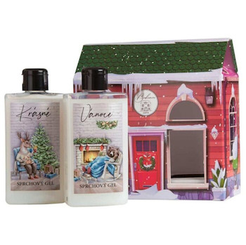 Dárková sada - Veselé Vánoce 2x sprchový gel 200ml
