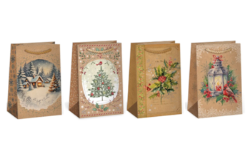 Dárková taška papírová 10 x 16 cm mix motivů