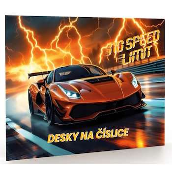 Desky na číslice Auto 2