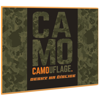 Desky na číslice Camo