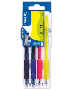 Gelový roller Pilot G-2 sada 4ks