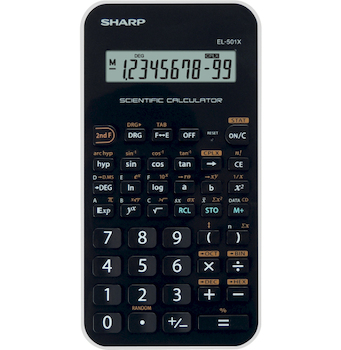 Kalkulačka Sharp EL501X bílá