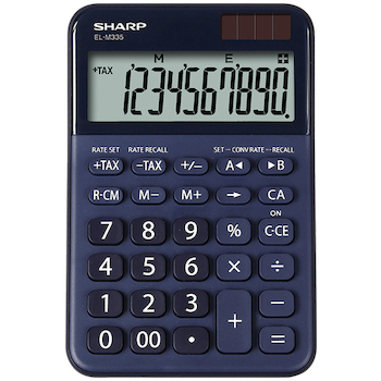 Kalkulátor Sharp EL-M335 modrý