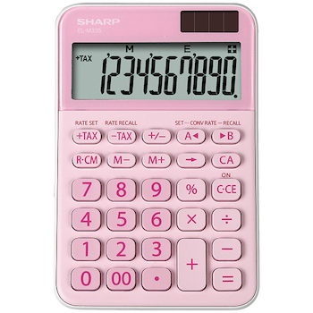Kalkulátor Sharp EL-M335 růžový