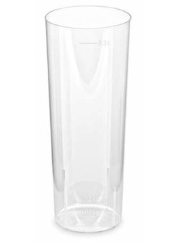Kelímky krystal longdrink plastové 10ks