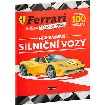 Kniha samolepek Ferrari silniční vozy