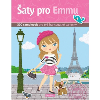 Kniha samolepek - Šaty pro Emmu